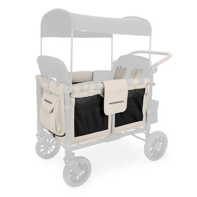WonderFold W4 Elite | W4 Luxe / Sandy Beige Carriage Fabric - Image 2
